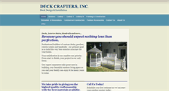 Desktop Screenshot of deckcraftersinc.com